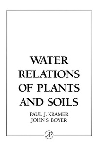 Enlarge image Cover: Water Relations of Plants and Soils - Academic Press