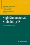 Cover: High Dimensional Probability IX - Birkh&auml;user