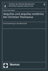 Abbildung von: Aequitas und aequitas cerebrina bei Christian Thomasius - Nomos