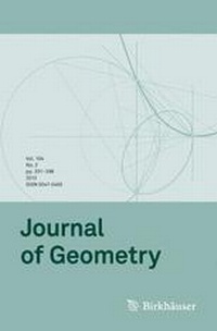 Abbildung von: Journal of Geometry - Birkhäuser