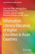 Cover: Information Literacy Education of Higher Education in Asian Countries - Springer