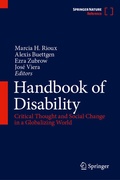 Cover: Handbook of Disability - Springer