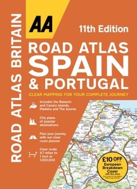 Abbildung von: AA Road Atlas Spain & Portugal - Automobile Association