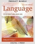 Cover: Bundle: Language: Its Structure and Use, 7th + Coursemate, 1 Term (6 Months) Printed Access Card - Cengage Learning