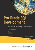 Cover: Pro Oracle SQL Development - Apress