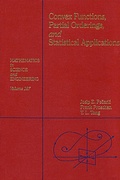 Cover: Convex Functions, Partial Orderings, and Statistical Applications - Academic Press