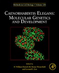 Cover: Caenorhabditis Elegans: Volume 106 - Academic Press