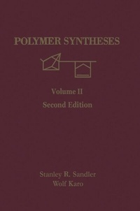 Abbildung von: Polymer Syntheses - Academic Press