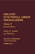 Cover: Organic Functional Group Preparations - Academic Press