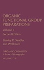 Cover: Organic Functional Group Preparations - Academic Press