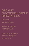 Cover: Organic Functional Group Preparations - Academic Press