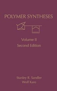 Enlarge image Cover: Polymer Syntheses: Volume 2 - Academic Press