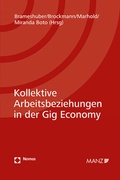 Cover: Kollektive Arbeitsbeziehungen in der Gig Economy - Manz