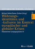Bild: Währungsidentitäten und -kulturen im Kontext europäischer und globaler Krisen - Georg Olms Verlag
