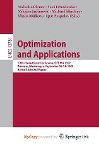 Enlarge image Cover: Optimization and Applications - Springer