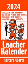 Cover: Laacher Kalender Heitere Worte 2024 - Klosterverlag Maria Laach
