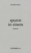 Cover: spuren in einem - Text/Rahmen