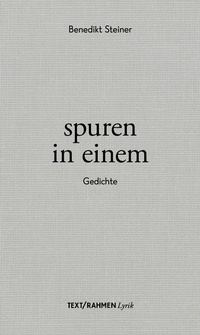 Enlarge image Cover: spuren in einem - Text/Rahmen