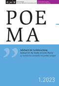Cover: POEMA - Universit&auml;tsverlag Kiel | Kiel University Publishing