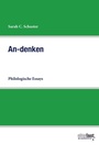 Cover: An-denken - edition faust