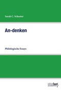 Cover: An-denken - edition faust