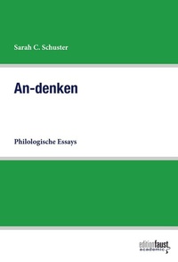 Abbildung von: An-denken - edition faust