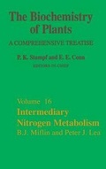 Cover: Intermediary Nitrogen Metabolism: Volume 16 - Academic Press
