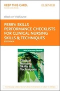 Cover: Skills Performance Checklists for Clinical Nursing Skills & Techniques - Elsevier E-book on VitalSource (Retail Access Card) - Mosby