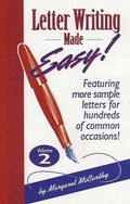 Cover: Letter Writing Made Easy! Volume 2 - Santa Monica Press