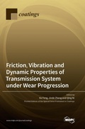 Cover: Friction, Vibration and Dynamic Properties of Transmission System under Wear Progression - MDPI AG