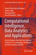 Cover: Computational Intelligence, Data Analytics and Applications - Springer