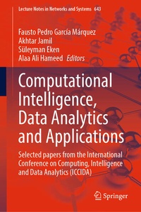 Enlarge image Cover: Computational Intelligence, Data Analytics and Applications - Springer