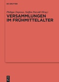 Cover: Versammlungen im Fr&uuml;hmittelalter - De Gruyter
