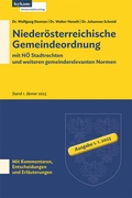 Cover: Nieder&ouml;sterreichische Gemeindeordnung mit N&Ouml; Stadtrechten und weiteren gemeinderelevanten Normen - Leykam