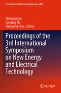 Cover: Proceedings of the 3rd International Symposium on New Energy and Electrical Technology - Springer