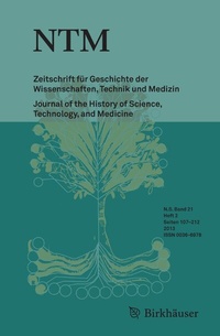 Abbildung von: NTM Zeitschrift für Geschichte der Wissenschaften, Technik und Medizin - Birkhäuser