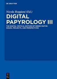 Abbildung von: Digital Papyrology III - De Gruyter
