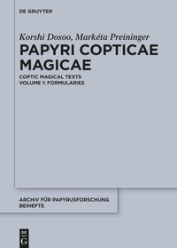 Enlarge image Cover: Papyri Copticae Magicae - De Gruyter