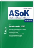 Cover: ASoK-Spezial Arbeitsrecht 2023 - Linde