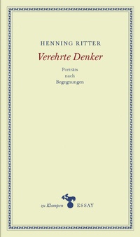 Abbildung von: Verehrte Denker - zu Klampen Verlag