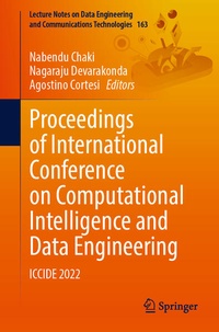Enlarge image Cover: Proceedings of International Conference on Computational Intelligence and Data Engineering - Springer