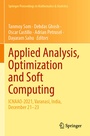 Cover: Applied Analysis, Optimization and Soft Computing - Springer