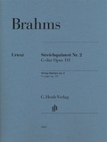 Cover: Johannes Brahms - Streichquintett Nr. 2 G-dur op. 111 - Henle, G&uuml;nter