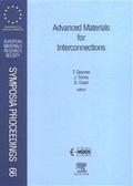 Cover: Advanced Materials for Interconnections: Volume 66 - Elsevier