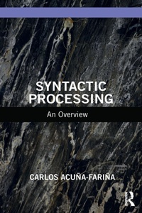 Abbildung von: Syntactic Processing - Routledge