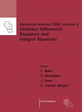 Cover: Ordinary Differential Equations and Integral Equations - Elsevier