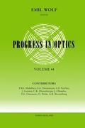 Cover: Progress in Optics Volume 44 - North-Holland