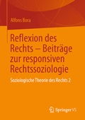 Cover: Reflexion des Rechts - Beitr&auml;ge zur responsiven Rechtssoziologie - Springer VS