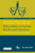 Cover: Rhetoriken zwischen Recht und Literatur - J.B. Metzler