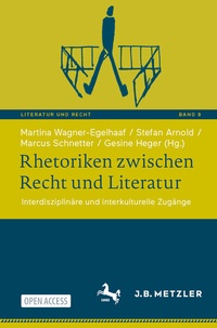 Abbildung von: Rhetoriken zwischen Recht und Literatur - J.B. Metzler